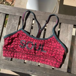 Soulcycle x Lululemon Sports Bra